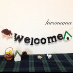 🌿welcome🌿ガーランド