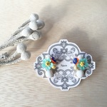 ＊ビンテージ　お花ピアス＊　No.13