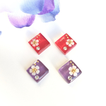 新色♡ガラスタイルイヤリング/ピアス