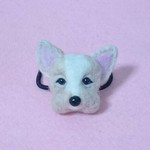【オーダー】 ミニ犬 ウェスティ ヘアゴム ハンドメイド 羊毛フェルト