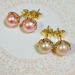 🌸さくら色パールのピアス🌸