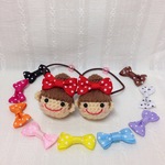 リボンめろちゃん♪あみぐるみヘアゴム【受注製作 販売】