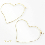 K16*ハートフープピアス♡