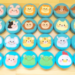 (再販7)ハンドメイド◆動物絵合わせ積み木◆フェルト 知育