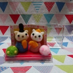 【再販不可です】ねこちゃんのちっちゃなお雛様飾り♡