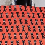 🐈猫いっぱい柄　手提げバック