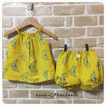 幸せの黄色いとりさん♡キャミソール&かぼちゃパンツ【再販】