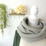 ふんわり優しい♡あったか♪スヌード　グレージュ