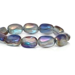 【直輸入】ガラスビーズ*15 ×10mm*穴約1.2mm*10個