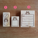 使える枠はんこシリーズ☆シェルティゴム印
