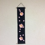 ちりめん細工・桜のタペストリー