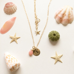  《all gold filled》aloha necklace❤︎baby pink opal