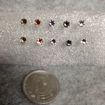 流行色 全部 セット 樹脂 ピアス スワロ