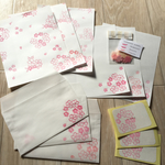 レターセット桜【透けるペーパーフレーク付き】
