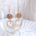 【再販】*triple circle* “aurora bijou＋透かし” ピアス / イヤリング