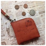 レザー機能的お財布 クラシックブラウン