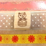 楽器パンダはんこ『たいこ』