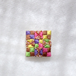 刺繍ブローチ(パステル)