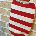 再販！ 【ダックス】赤のボーダーのワンちゃん服