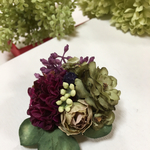 送料込》渋可愛いコサージュ＆ヘアクリップ