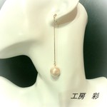 選べるコットンパールのロングピアス・イヤリング