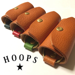 コンツェリア800(オットチェント)社のイタリアンレザーで作ったコンパクトキーケース   HOOPS