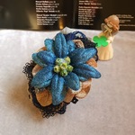 *＊Kazariya*＊モダンジャズに想いを。＊ベルベットフラワーのヘアクリップ＊