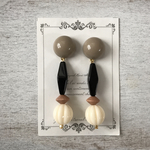 【再販☆】春カラー☆カボションピアス