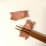 【絶賛値下げ中‼】 仲良しねこの箸置き