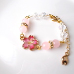 桜花❀ブレスレット*パステルカラー