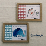 【再販】子供の絵アート★Ａ５サイズ額付き♪【モロッカン柄】