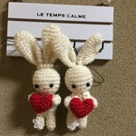 バレンタイン特集4弾❤︎ペアℋᎯᎮᎮᎽうさぎ❤︎白