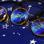 自分だけの☆星座付き宇宙ヘアゴム