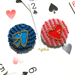 送料無料「ペア♡トランプブローチ」only one❤︎