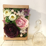 薔薇の箱詰め壁飾り