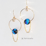 シーブルーピアス＆イヤリング