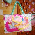 ♡カラフルDAYバック♡緑DOT.チーター♡