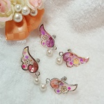 桜咲く☆天使の羽根のイヤリングorピアス