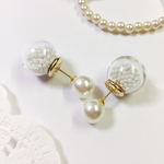 ガラスドームキャッチピアス*