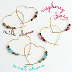 sweet heart フープピアス