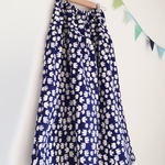 ＊flying birds II ロングティアードスカート(navy)＊