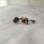 あの日見た虹色のお花のピアス