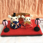 うさぎの雛人形