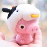 モーモーぶたさん「牧場の人気者になるぶ～！」　Pokotta Big ストラップ