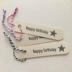 【10枚セット】ギフトタグ birthday 