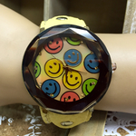 新作【ベルト選べます】腕時計 本革ベルト アクセサリー ブレスレット ウォッチ  ニコちゃん