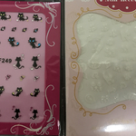 《送料無料》猫のネイルシール ホワイト