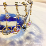 揺れる惑星のピアス*(イヤリング可)