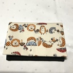 【再販×9】ふたつきポケットティッシュケース きのことハリネズミ