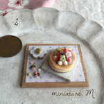 ひなまつり ベイクドチーズケーキセット ➁